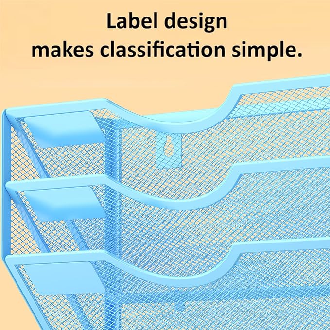 Kuntine.B Wall File Organizer Office Hanging Magazine Holder Wall File Organizer - Image 5