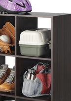 Whitmor 12 Cube Bookcase, 4 Tier Stackable MDF Bookself, Open Storage Display - Image 5