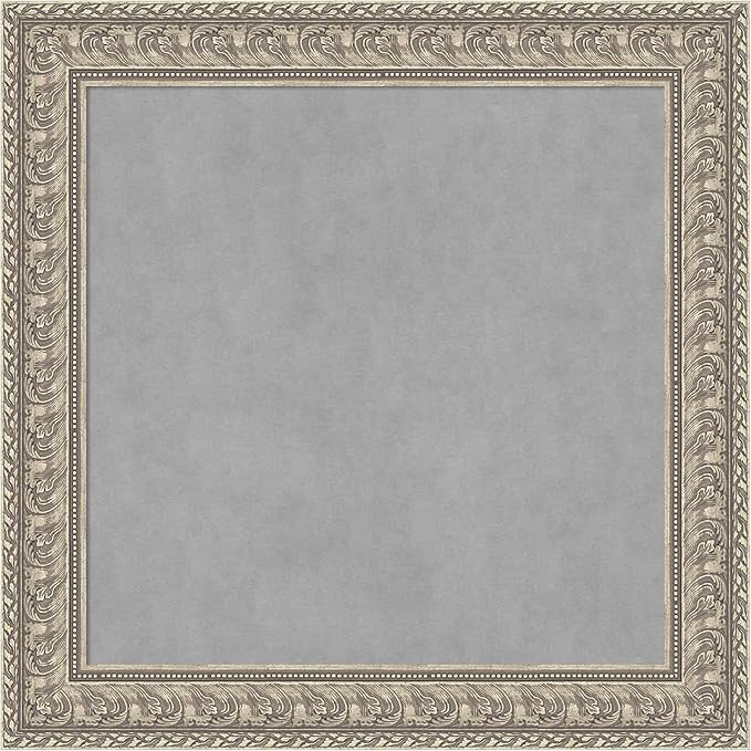 Amanti Art Silver Framed Magnetic Board 31x31 Medium Vision Board by AmantiArt