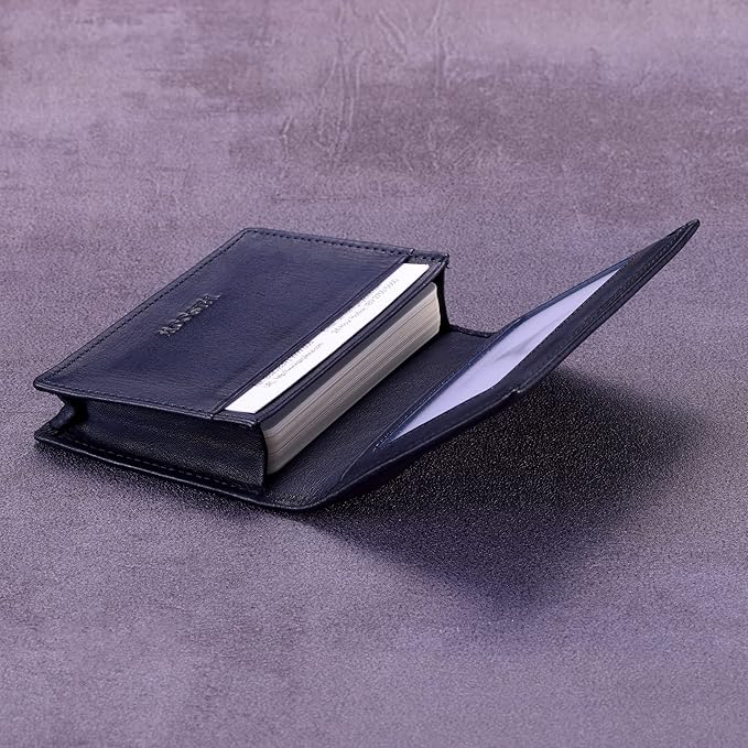 Leather Business Card Case Holder - Image 4