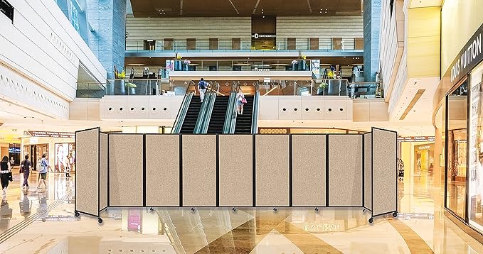 Versare Room Divider 360 Portable Wall Partition | Folding Panels | Large - Image 6
