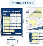 1 Pack of 500 Visitor Badges Registry Log - Image 2