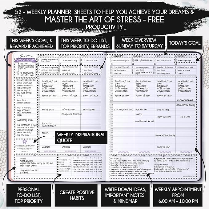 Law of Attraction Planner 2026 Deluxe - Image 4