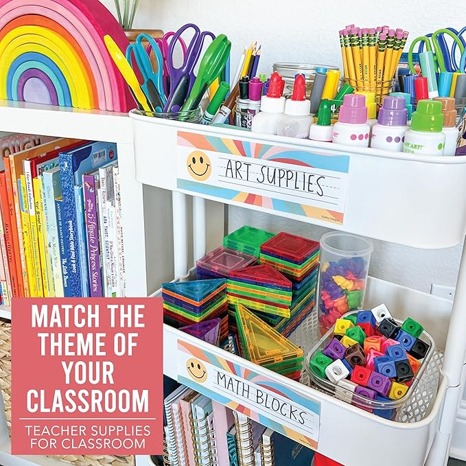 Desk Name Tags for Classroom -25 Student Name Plates for Classroom Kindergarten - Image 3
