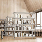 M MZG 2200 Lbs 5 Tier Storage Rack Metal Wire Shelving Unit, Storage Standing - Image 4