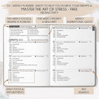 Life & Goal Planner – Undated Daily, Weekly & Monthly Organizer - Image 3