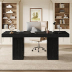 Tribesigns 63-Inch Executive Desk, Modern Office Computer Desk - Image 4