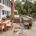 safavieh cabana outdoor runner rug 2'x6', modern cream, main product view