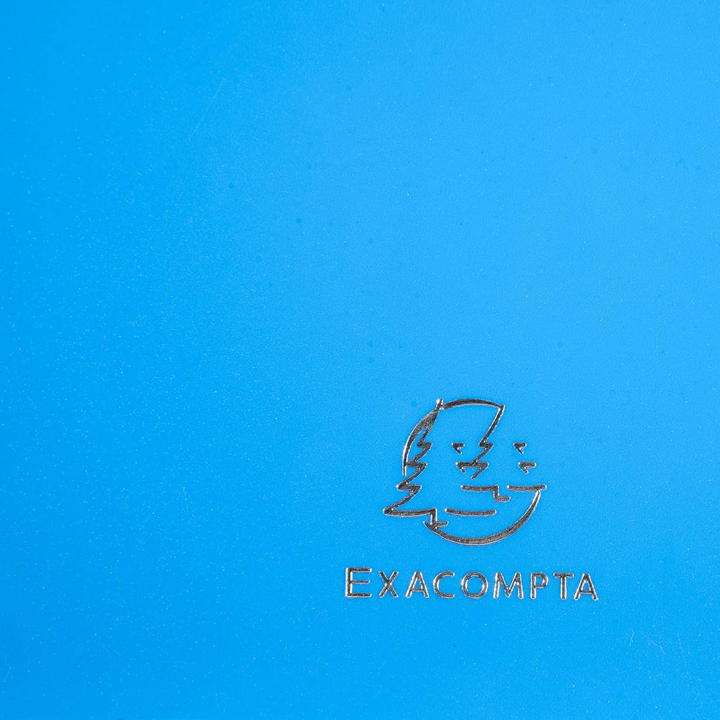 Exacompta - Ref 85872E - Iderama Collection - Semi-Rigid Display Book - 240 x 320mm in Size, Suitable for A4 Documents, 40 Pockets, 0.5mm Polypropylene - Light Blue