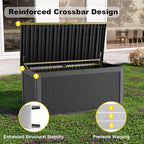 EasyUp 320 Gallon Deck Boxes Waterproof, Outdoor Large Storage Boxes - Image 4