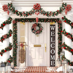 Tall Outdoor Welcome Sign for Front Door, 6ft Brown Welcome Sign, Rustic Tall - Image 8