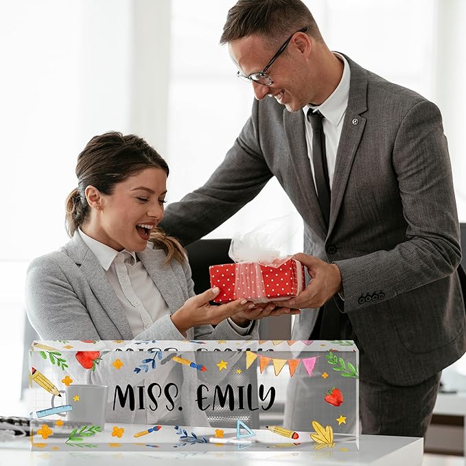 Teacher Office Desk Name Plate Personalized, Custom Name Plates - Image 5