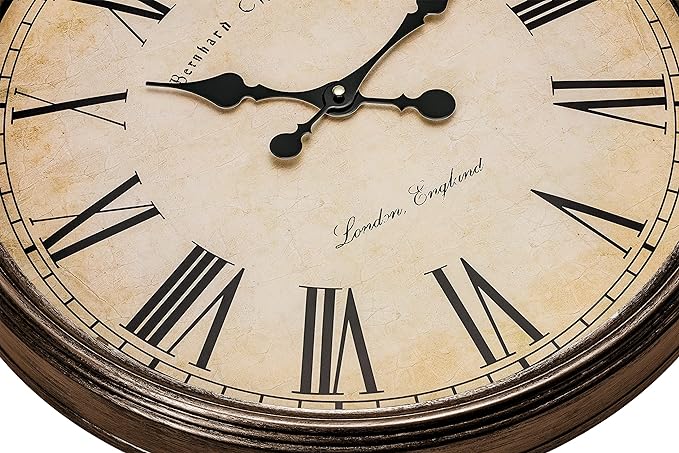 Bernhard Products Large Decorative Wall Clock 20 Inch Silent Non Ticking - Image 3