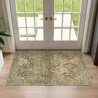 GENIMO Area Rug 2x3 Doormat, Machine Washable Low Pile Rugs, Small Retro - Image 2