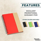 DISCOUNT PROMOS Eco Friendly Spiral Notebooks - Image 2