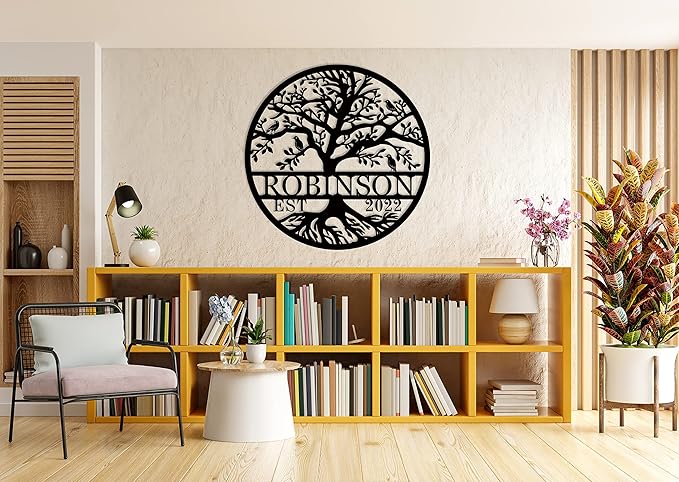 Wedding Gifts for Couples 2025 Last Name Signs for Home Personalized - Image 3