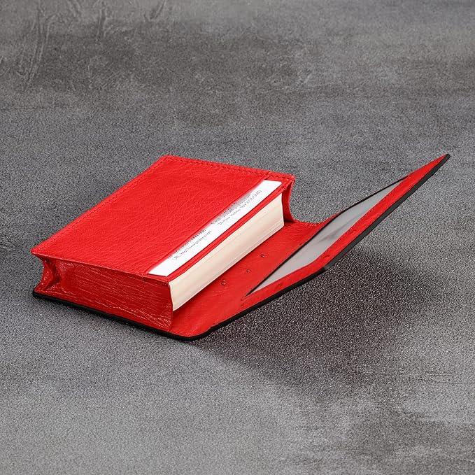Leather Business Card Case Holder - Image 4