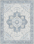GENIMO 6x9 Area Rugs for Living Room, Machine Washable Non Slip Vintage Rugs - Image 8