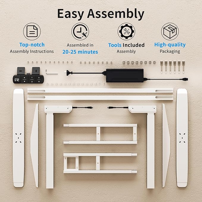 BIZUM Dual Motor Electric Standing Desk Frame - Image 8