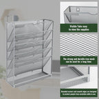 EASEPRES 6 Tier Mesh Hanging Wall File Organizer, Desk Vertical Mail Paper - Image 4