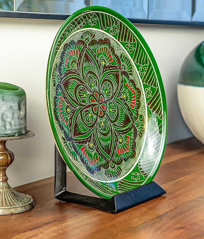 Red Co. 8” Decorative Metal Display Plate Stand and Art Holder Easel in Black - Image 5
