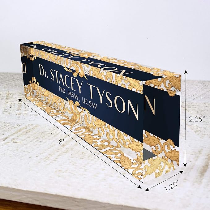 Artblox Office Desk Name Plate Personalized | Custom Name Plates - Image 3