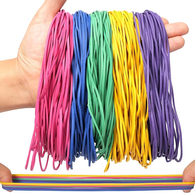 YOUOWO Rubber Bands Size #117A Multicolour 200g Strong Large Big Elastic Bands - Image 3