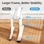 BIZUM Electric Standing Desk Frame, Height Adjustable Sit Stand Desk Base - Image 9