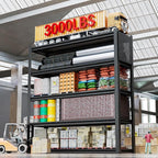 Storage Shelves with Pegboard, Metal Shelving Adjustable Shelves, Garage - Image 9