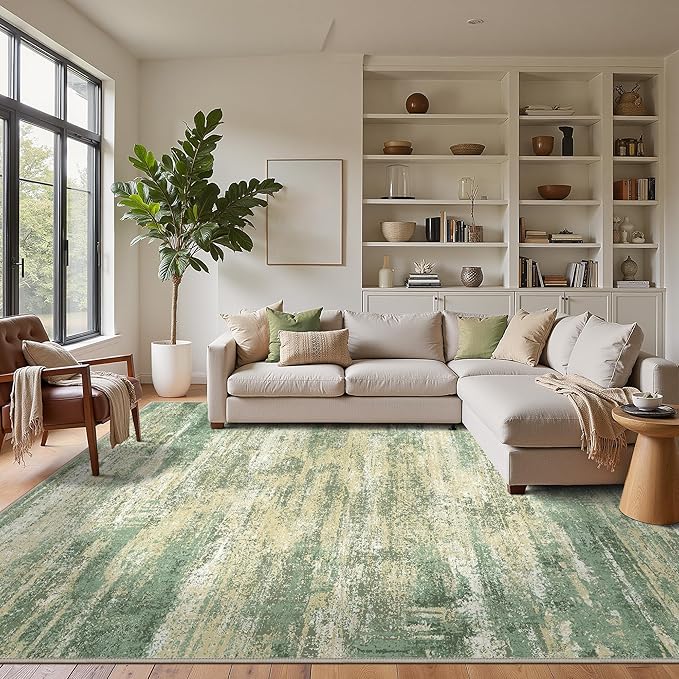 GENIMO 8x10 Area Rugs, Machine Washable Rugs - Image 3