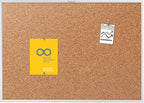 Quartet Standard Aluminum Frame Cork Bulletin Board, 60” x 36” - Image 2
