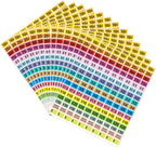 2400Pcs Garage Sale Stickers,1/2"×3/4" Yard Sales Price Stickers, Rectangle Preprinted Price Tag Labels Stickers for Flea Markets, Waterproof Pricing Labels for Retail Use
