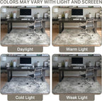 Office Chair Mat for Hardwood Tile Floor, Abstract 36"X 48" Desk Mats for - Image 6