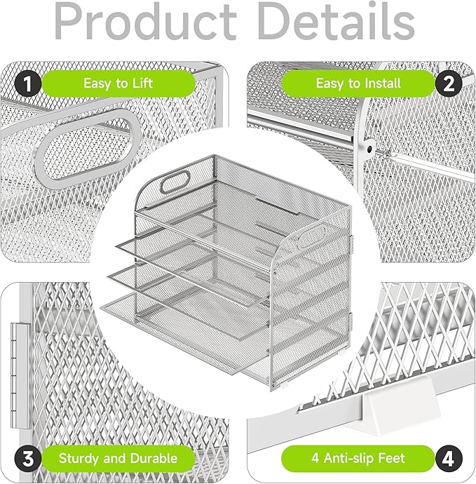 Cawukege 5 Tier Paper Organizer - Image 4