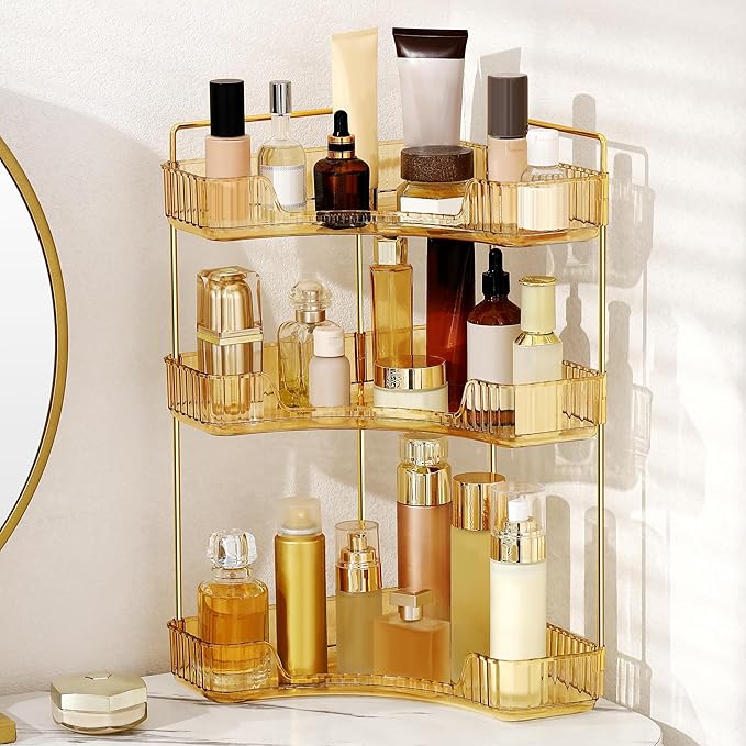 YCIA&DONE Corner Bathroom Counter Organizer, Makeup Organizer - Image 5