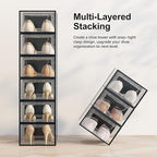 SEE SRPING XX-Large Shoe Storage Box Fit Size 14, Shoe Rack Sneaker Containers - Image 2