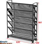 Simple Houseware 6-Tier Wall Mount Document Letter Tray Organizer - Image 6