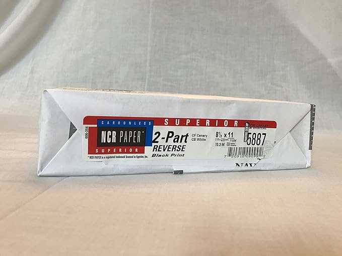 250 Sets, NCR Paper, Collated 2 Part, Letter Size Carbonless Paper Appleton - Image 8