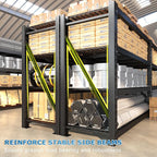Bepatio 11000LBS Industrial Garage Shelving Heavy Duty, 4-Tier Adjustable - Image 5