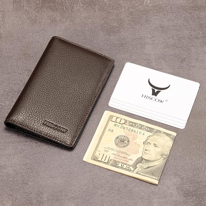 Slim Leather Credit Card Holder - Image 3