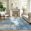 GENIMO Washable Area Rugs for Living Room, 8x10 Modern Non Slip Rugs, Low Pile by GENIMO