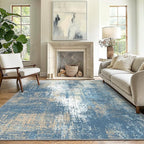 GENIMO Washable Area Rugs for Living Room, 8x10 Modern Non Slip Rugs, Low Pile by GENIMO