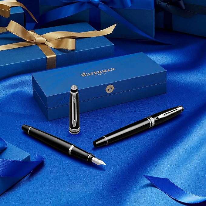 Waterman Expert Fountain Pen, Gloss Black - Image 7