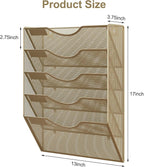 EasyPAG 5 Pocket Mesh Wall File Organizer, Hanging Paper Folder Holder - Image 6