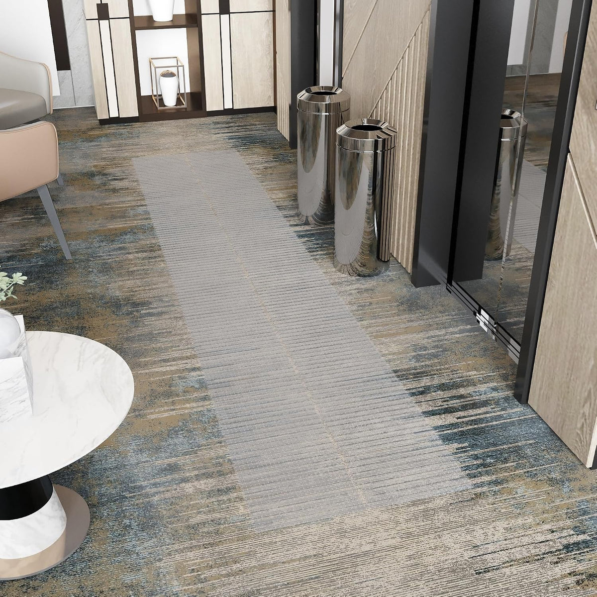 Ottomanson Hallway Rug Protector 26" x 14' – Non Slip Waterproof Cle...