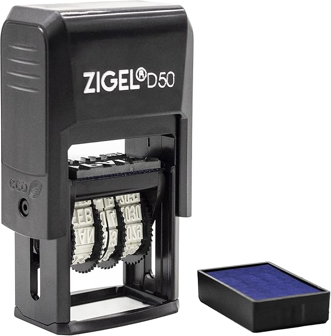 ZIGEL D50 Date Stamp with E-MAILED - Image 3