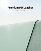 YSAGi Leather Desk Protector, Office Mat, Large Mouse Mat, Non-Slip PU Leather - Image 2
