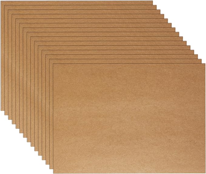 Guakicae 60 Sheets Brown Cardstock 5 x 7 Kraft Paper, 300gsm/110lb Heavyweight by Guakicae