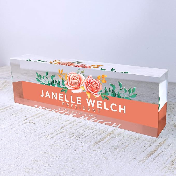 Artblox Office Desk Name Plate Personalized | Custom Name Plates by Artblox