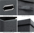 Graciadeco Medium 15" 21 Quart Collapsible Stackable Storage Bins - Image 7
